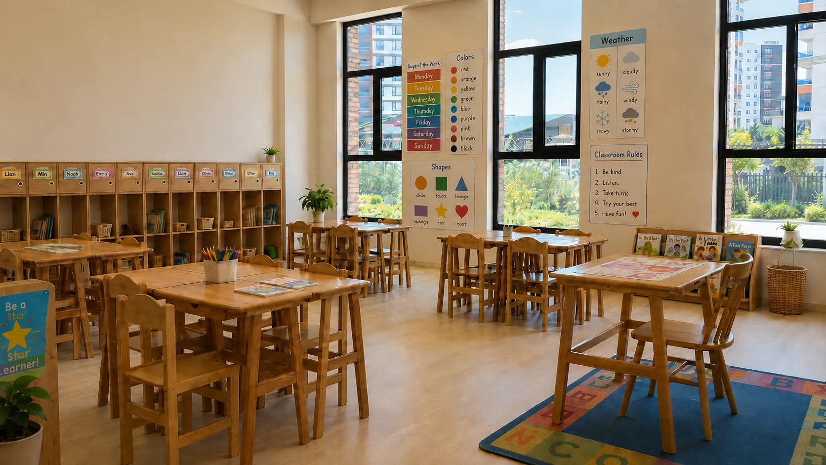 Açı Eryaman Koleji İngilizce sınıfı — Oxford International Curriculum resmi okul iç mekanı